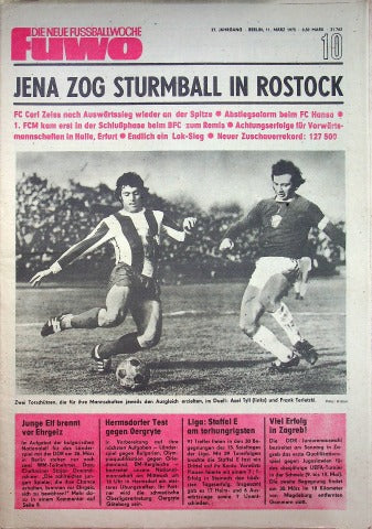 Fuwo Fussballwoche 10/1975