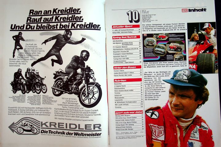 Inhaltsverzeichnis Sport Auto 10/1977
