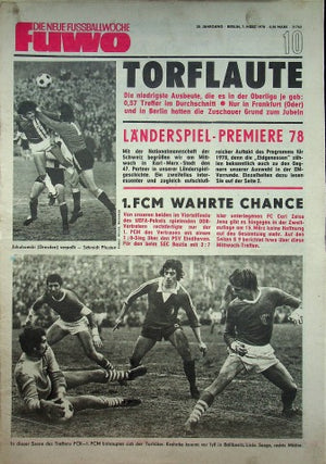 Fuwo Fussballwoche 10/1978