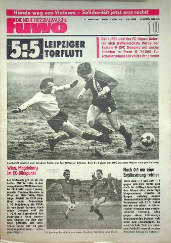 Fuwo Fussballwoche 10/1979