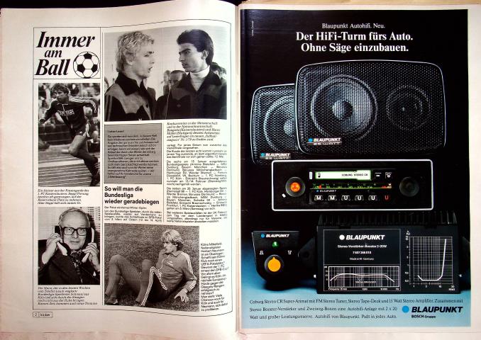 Inhaltsverzeichnis Kicker 10/1979
