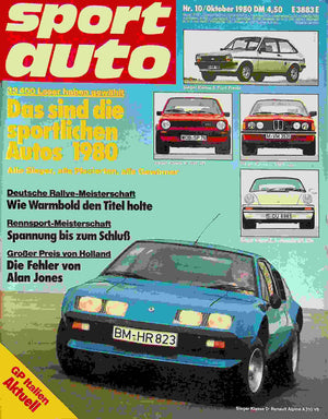Sport Auto 10/1980