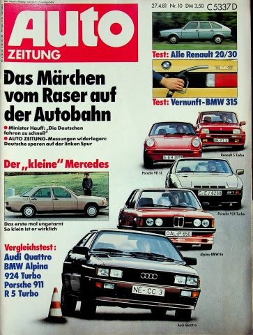 Autozeitung 10/1981