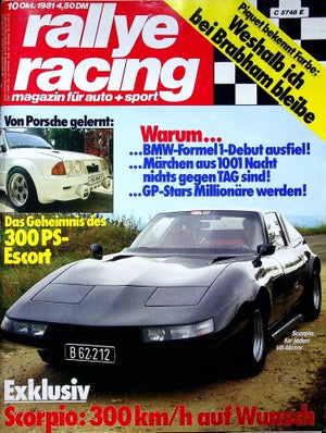 Rallye Racing 10/1981