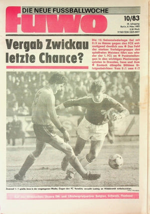 Fuwo Fussballwoche 10/1983