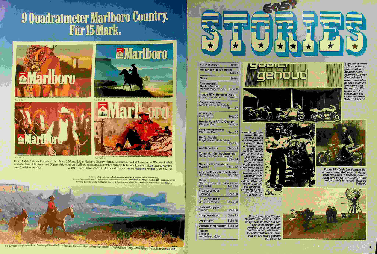 Inhaltsverzeichnis Easy Rider 10/1983