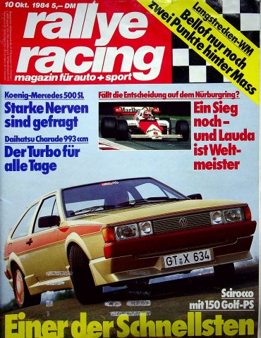 Rallye Racing 10/1984