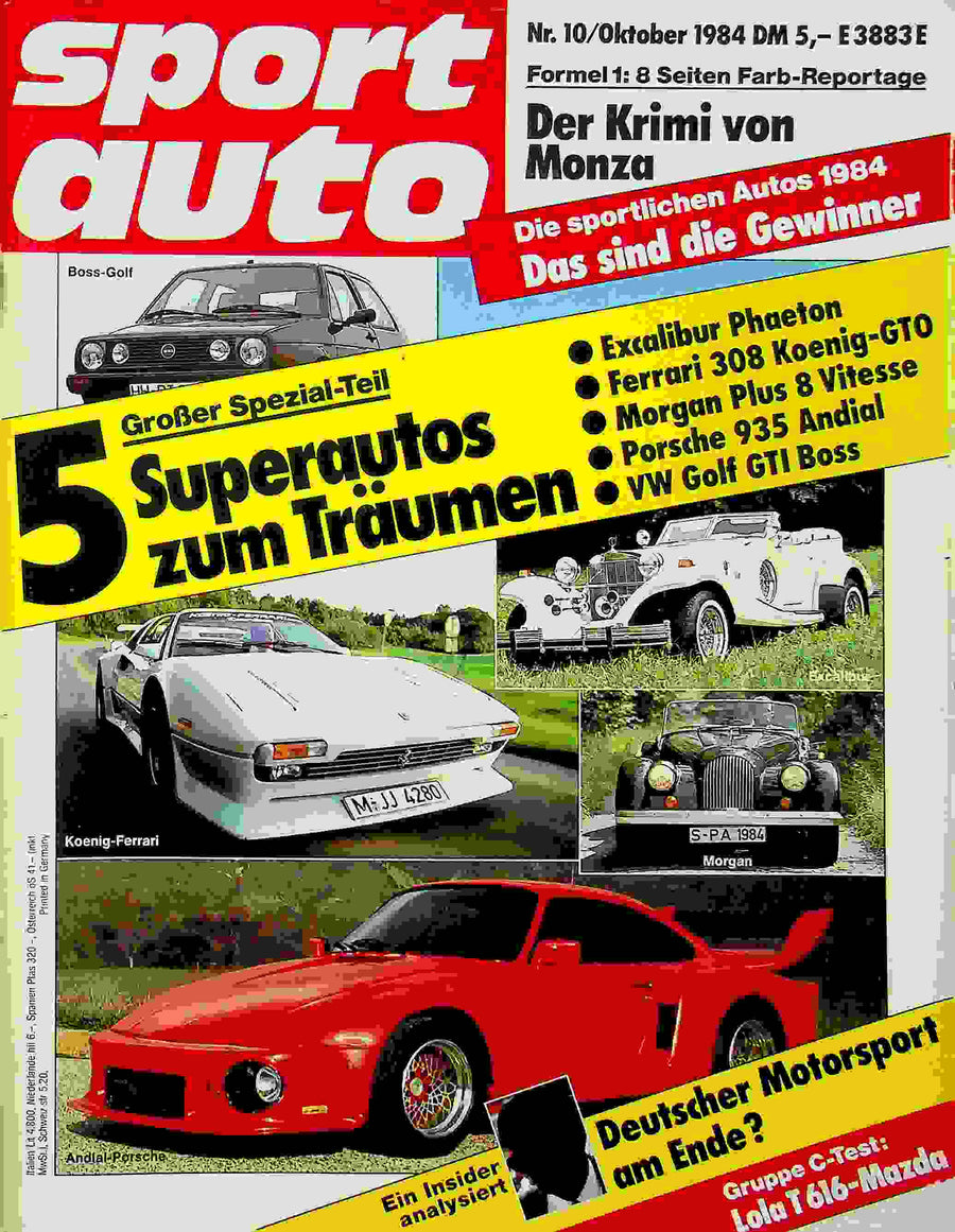 Sport Auto 10/1984