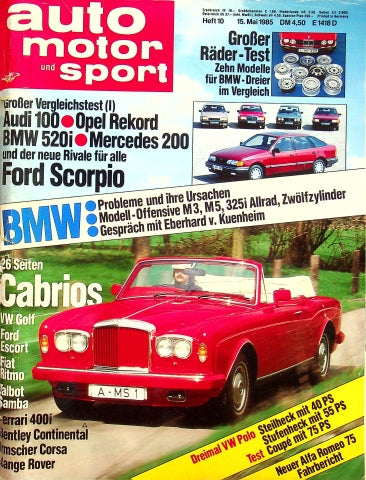 Auto Motor und Sport 10/1985