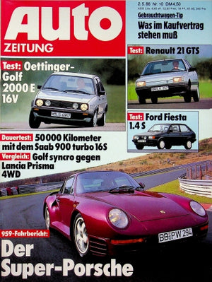 Autozeitung 10/1986