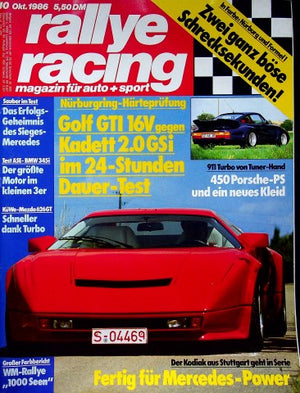 Rallye Racing 10/1986