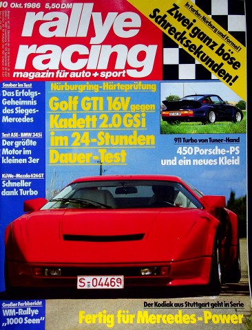 Rallye Racing 10/1986
