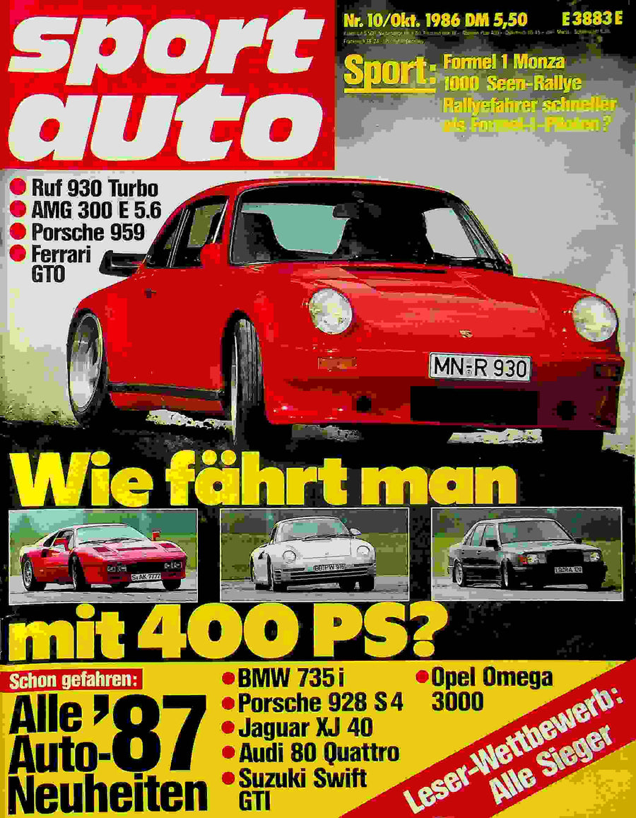 Sport Auto 10/1986