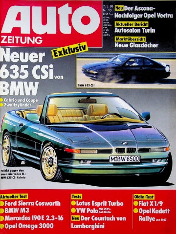 Autozeitung 10/1988