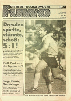 Fuwo Fussballwoche 10/1988