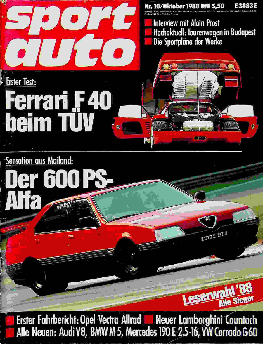 Sport Auto 10/1988