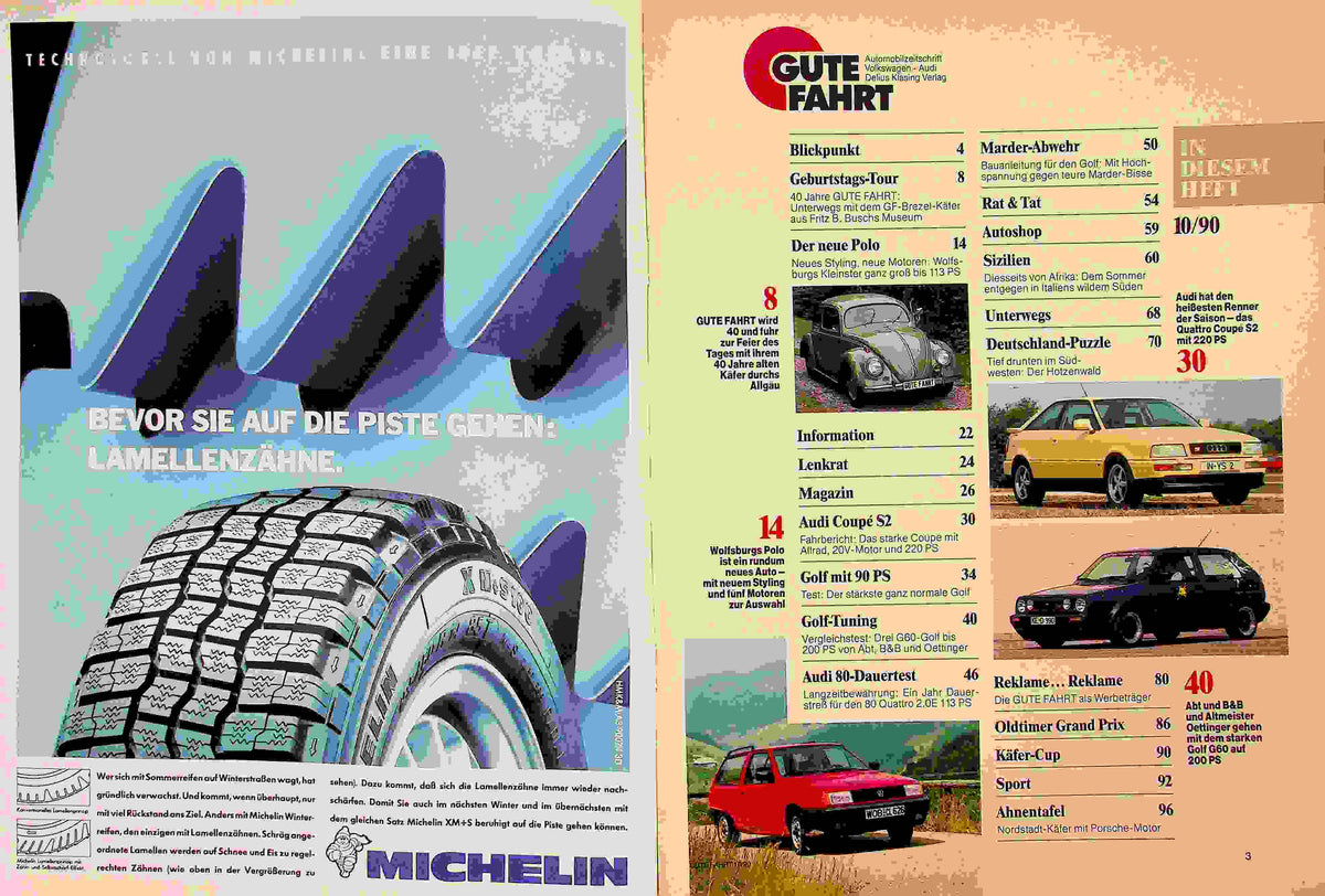 Inhaltsverzeichnis Gute Fahrt 10/1990