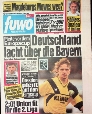 Fuwo Fussballwoche 10/1991