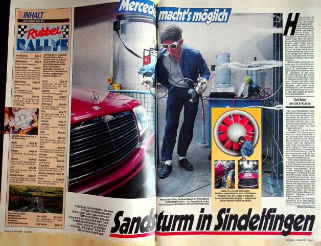 Inhaltsverzeichnis Auto Bild 10/1991