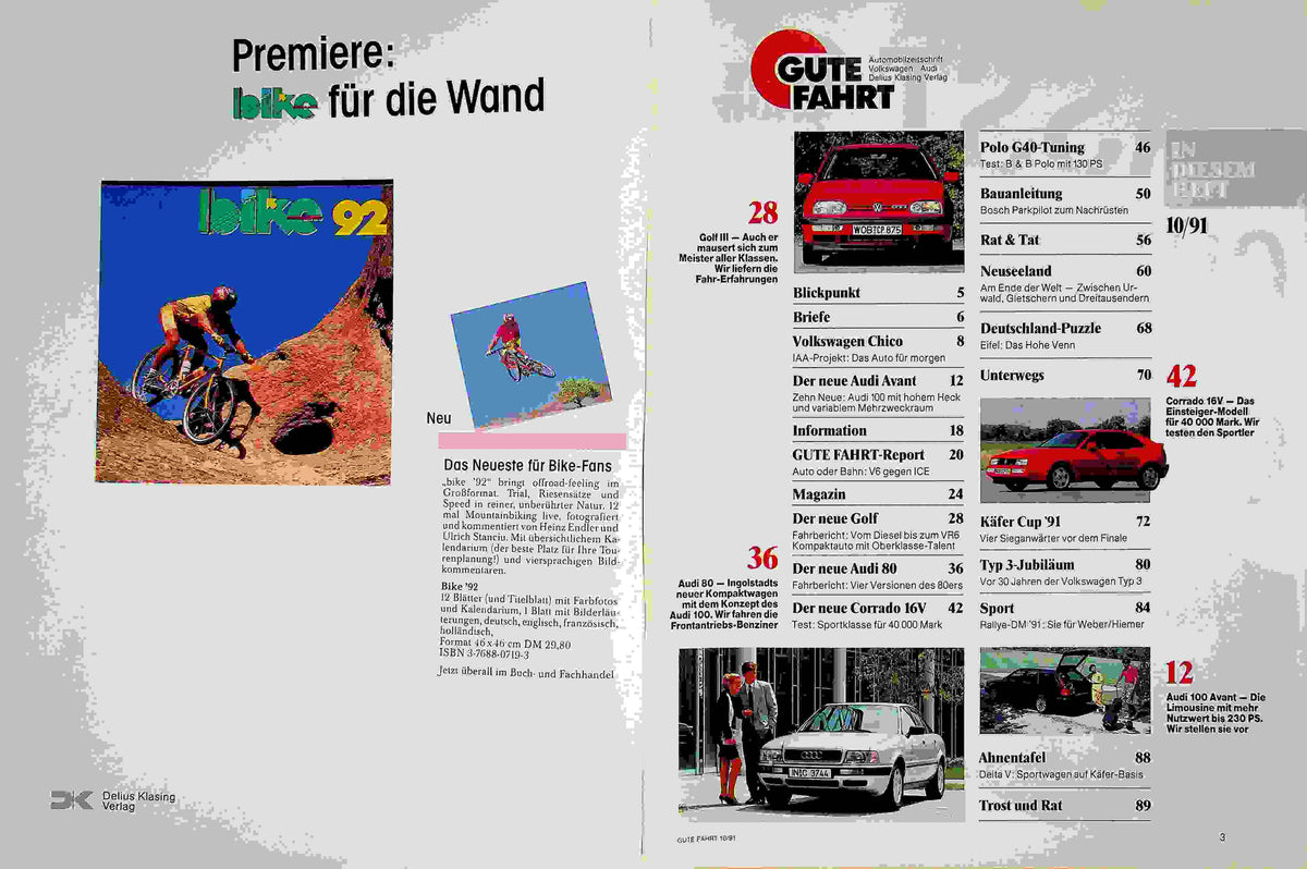Inhaltsverzeichnis Gute Fahrt 10/1991