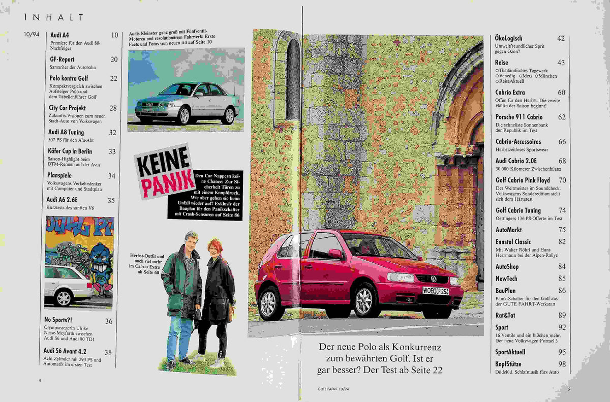 Inhaltsverzeichnis Gute Fahrt 10/1994