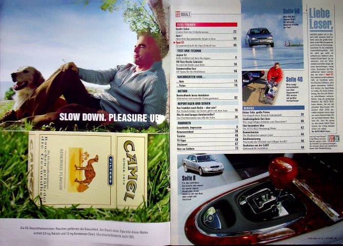 Inhaltsverzeichnis Auto Bild 10/2003