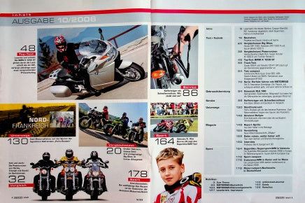 Inhaltsverzeichnis Motorrad 10/2006