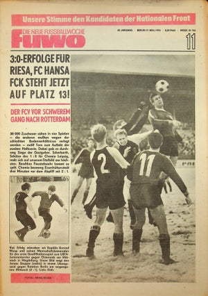 Fuwo Fussballwoche 11/1970