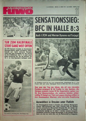 Fuwo Fussballwoche 11/1972