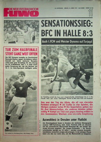 Fuwo Fussballwoche 11/1972
