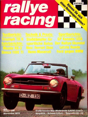 Rallye Racing 11/1973