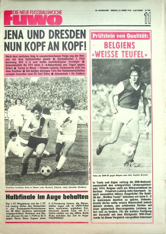 Fuwo Fussballwoche 11/1974