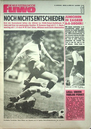 Fuwo Fussballwoche 11/1975