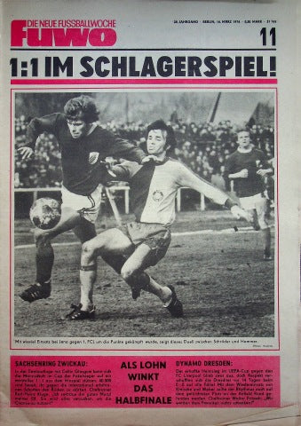 Fuwo Fussballwoche 11/1976
