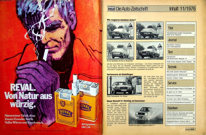 Inhaltsverzeichnis MOT 11/1976