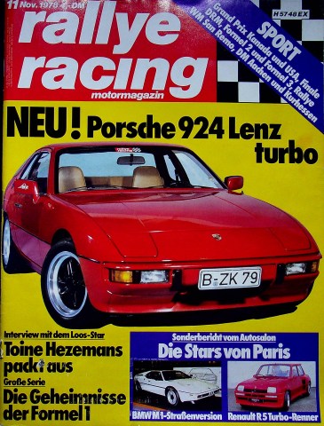 Rallye Racing 11/1978