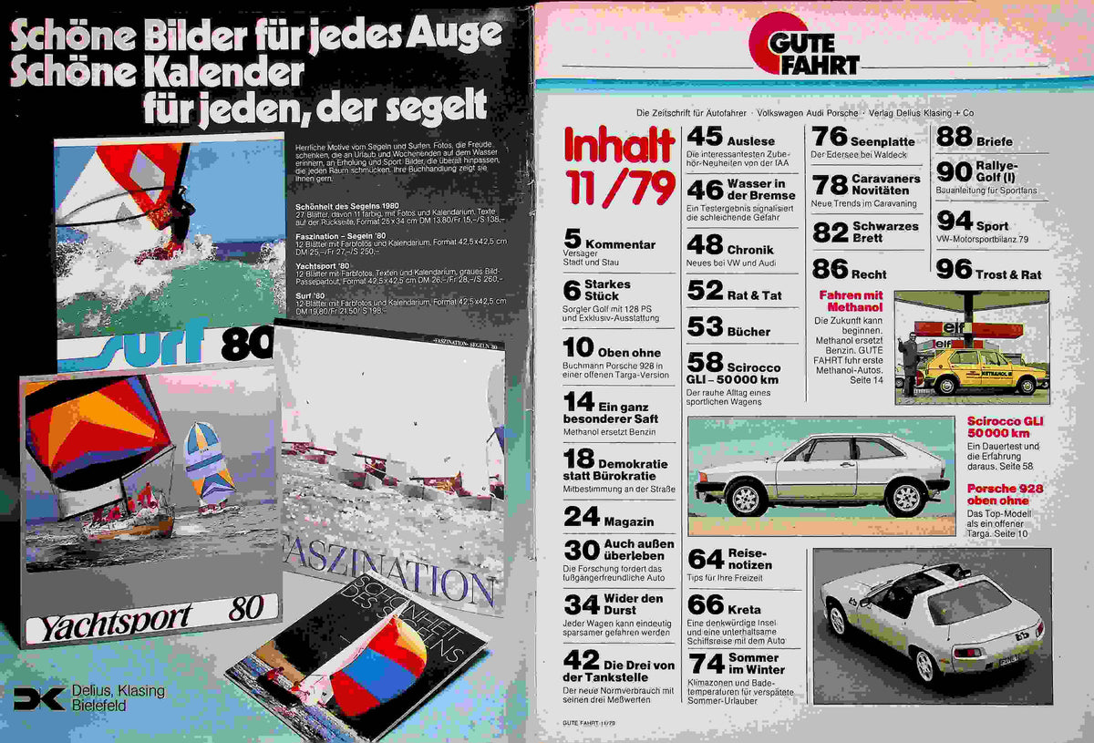 Inhaltsverzeichnis Gute Fahrt 11/1979