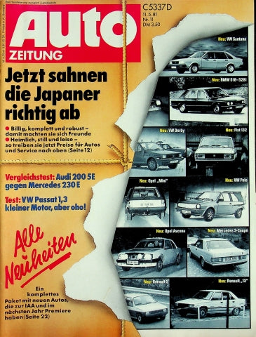 Autozeitung 11/1981