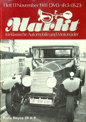 Oldtimer Markt 11/1981