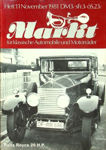 Oldtimer Markt 11/1981