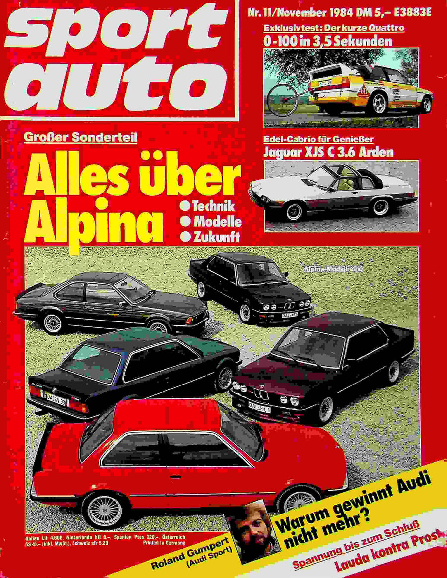 Sport Auto 11/1984