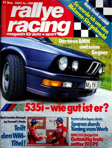Rallye Racing 11/1984