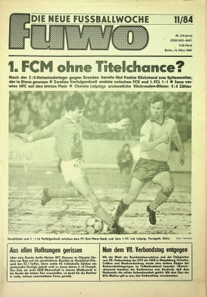 Fuwo Fussballwoche 11/1984