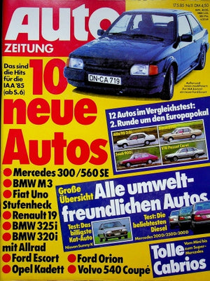 Autozeitung 11/1985