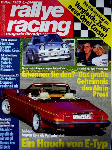 Rallye Racing 11/1985