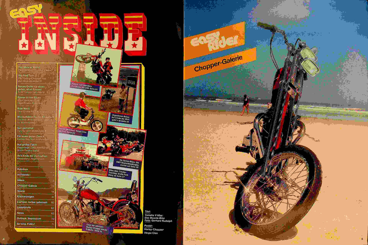 Inhaltsverzeichnis Easy Rider 11/1985