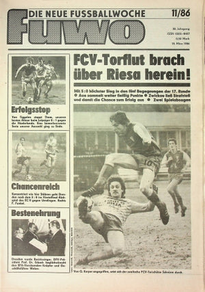 Fuwo Fussballwoche 11/1986