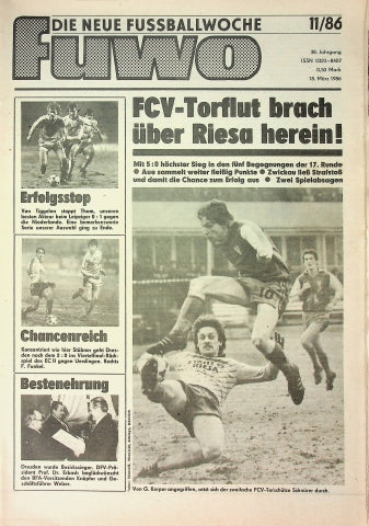 Fuwo Fussballwoche 11/1986