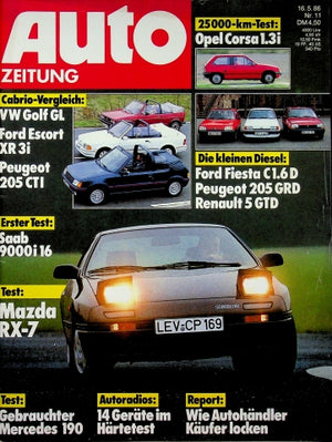 Autozeitung 11/1986
