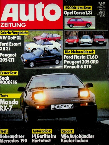 Autozeitung 11/1986